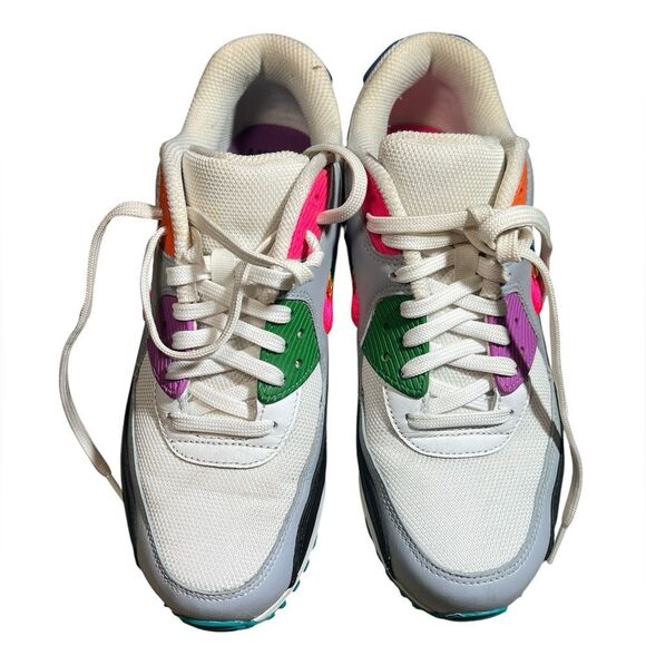 Nike Air Max 90 Be True
 White, Multi Color, Black, Wolf Gray - Picture 8 of 9